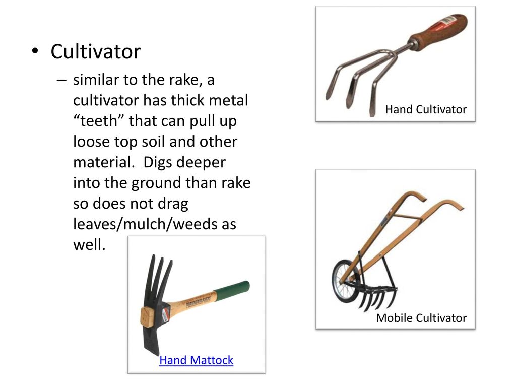 traditional agricultural tools with names