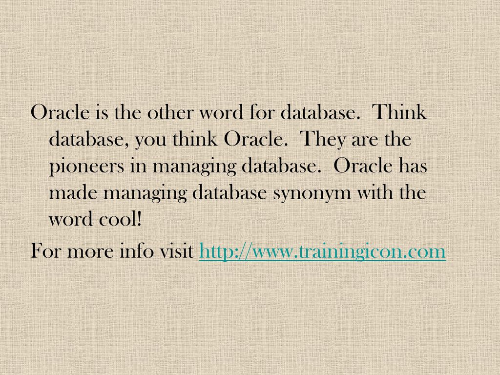 Online oracle training and certification your gateway to a brave new