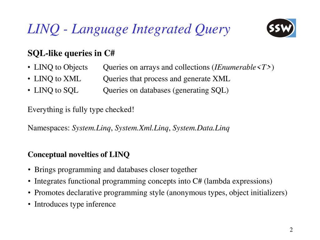 New Features In C 30 Linq Lambda Expressions Extension