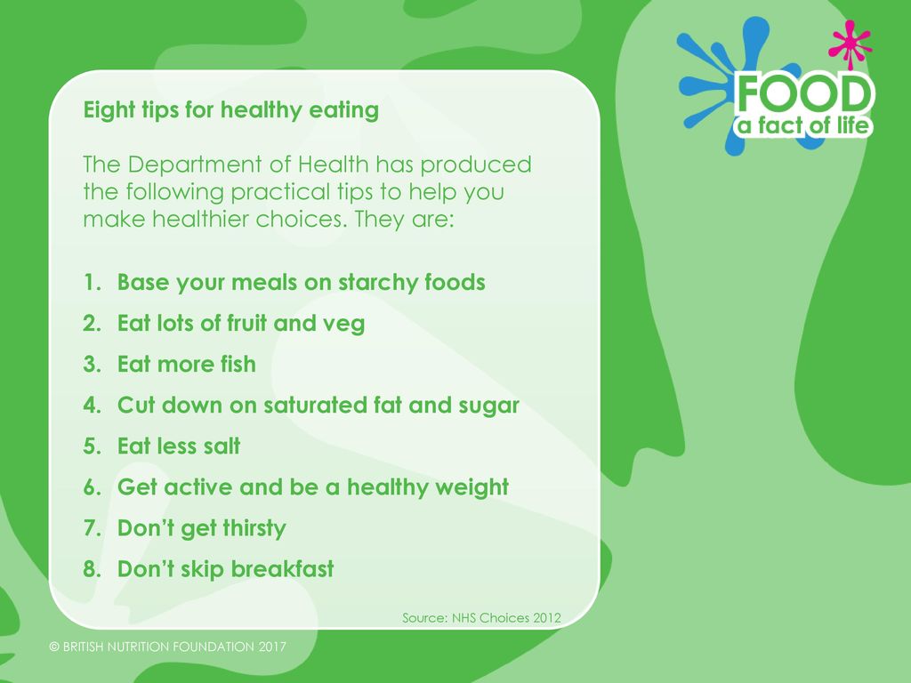 8 tips for eating well. - ppt download