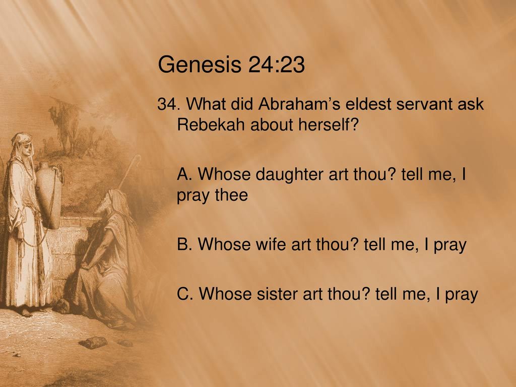 Genesis 24:23
