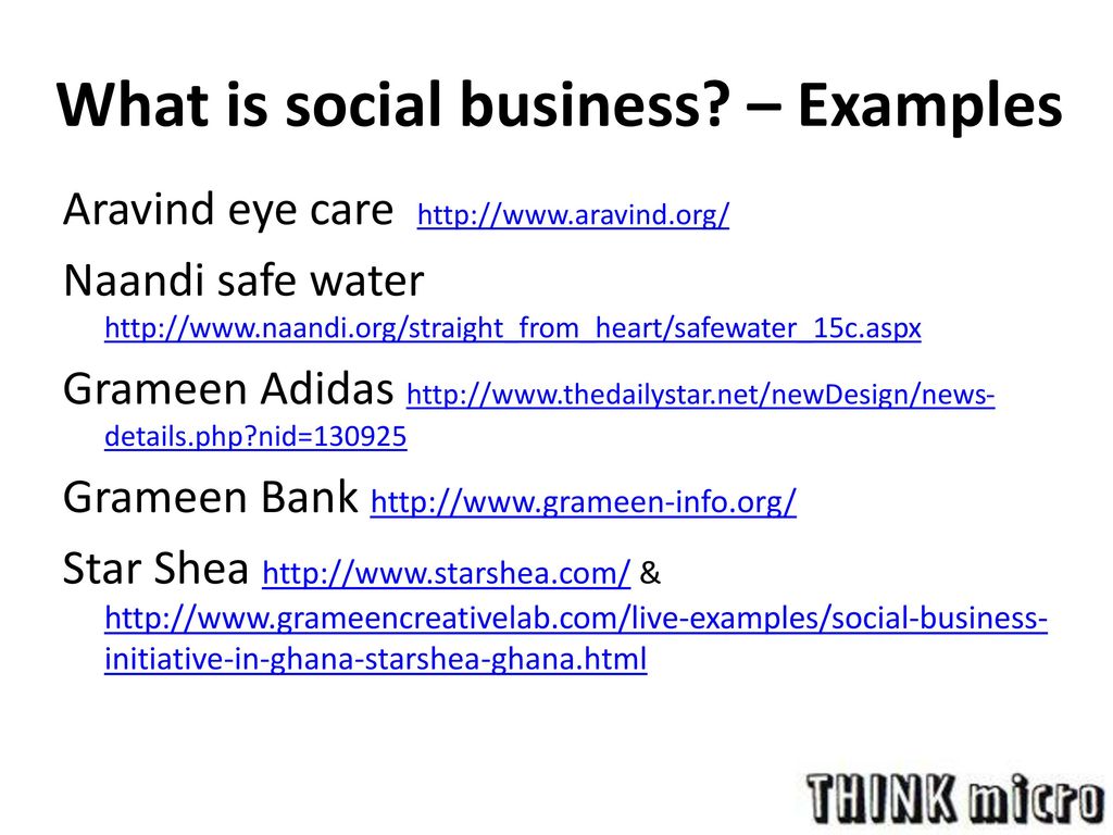 micro presentation What is social business? - ppt download