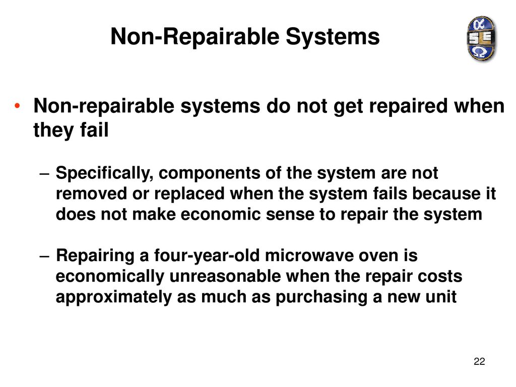 Non-Repairable Systems