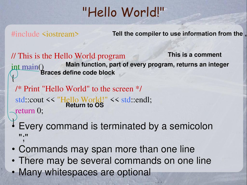 C in 90 minutes ppt download
