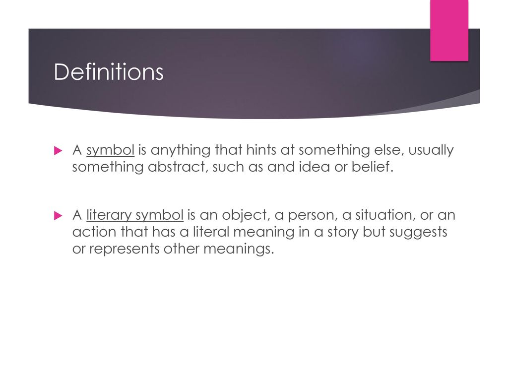 Symbolism Literary Symbolism Ppt Download