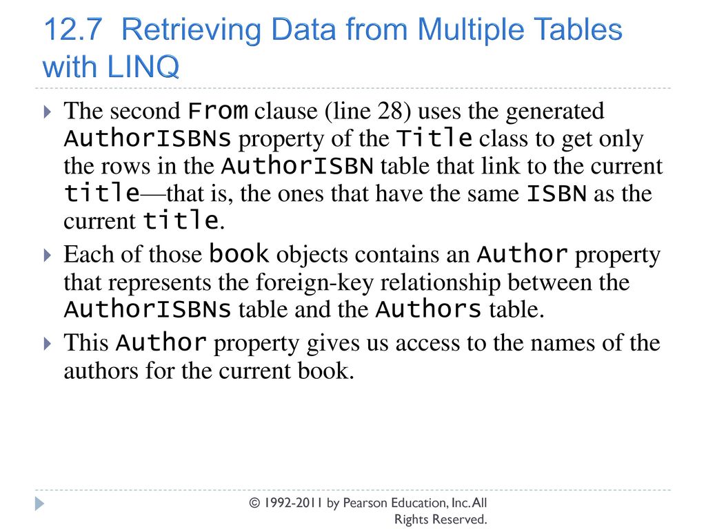 Linq to database ppt download