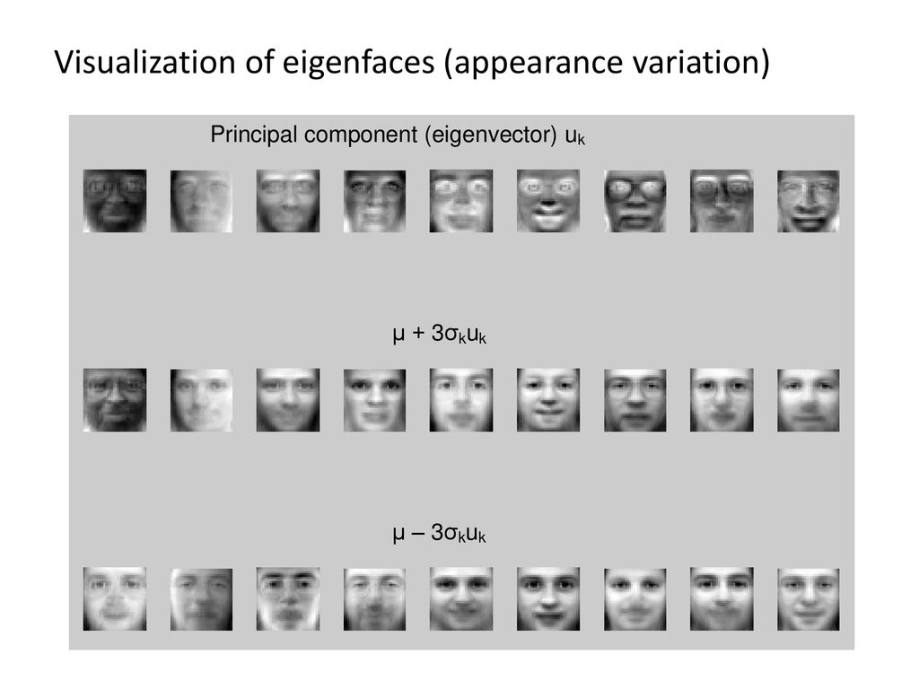 Detection, Recognition, and Transformation of Faces - ppt download