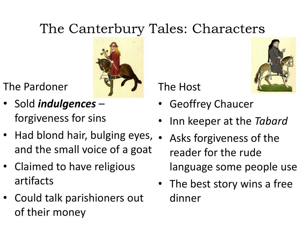 the host canterbury tales character analysis