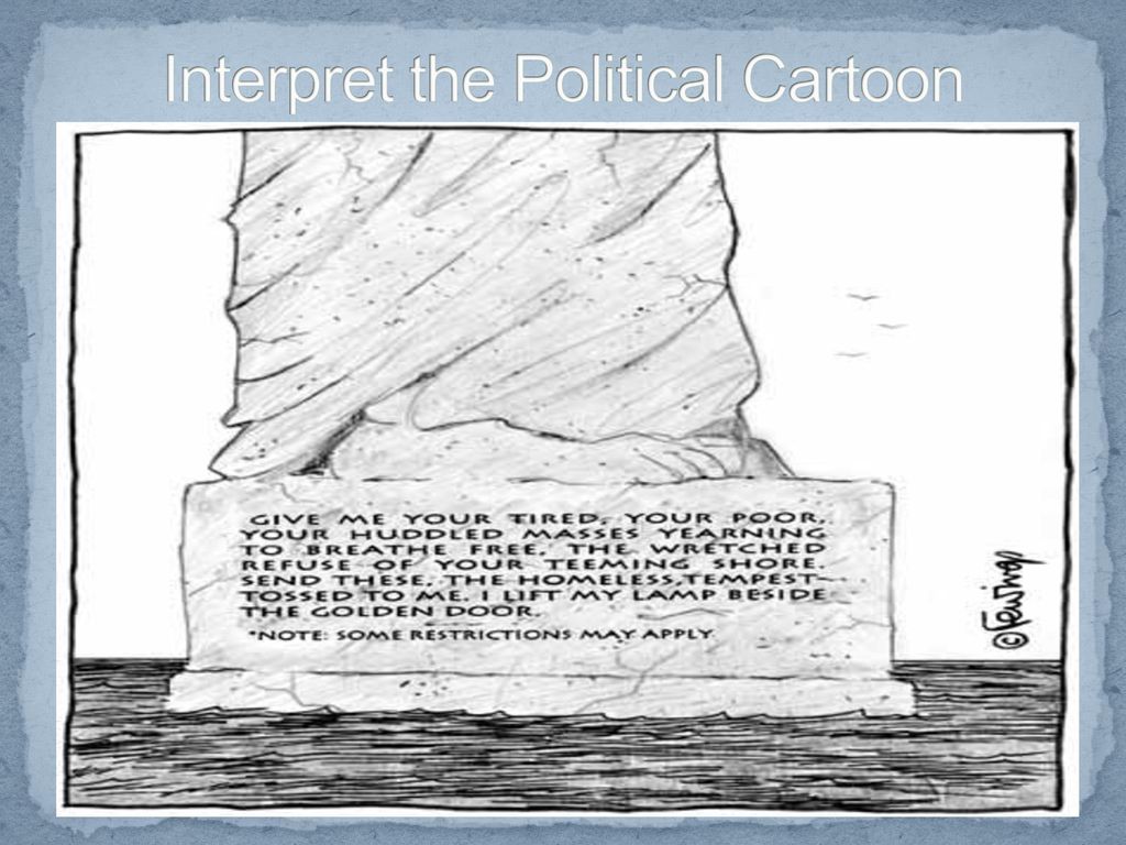 Interpret the Political Cartoon - ppt download