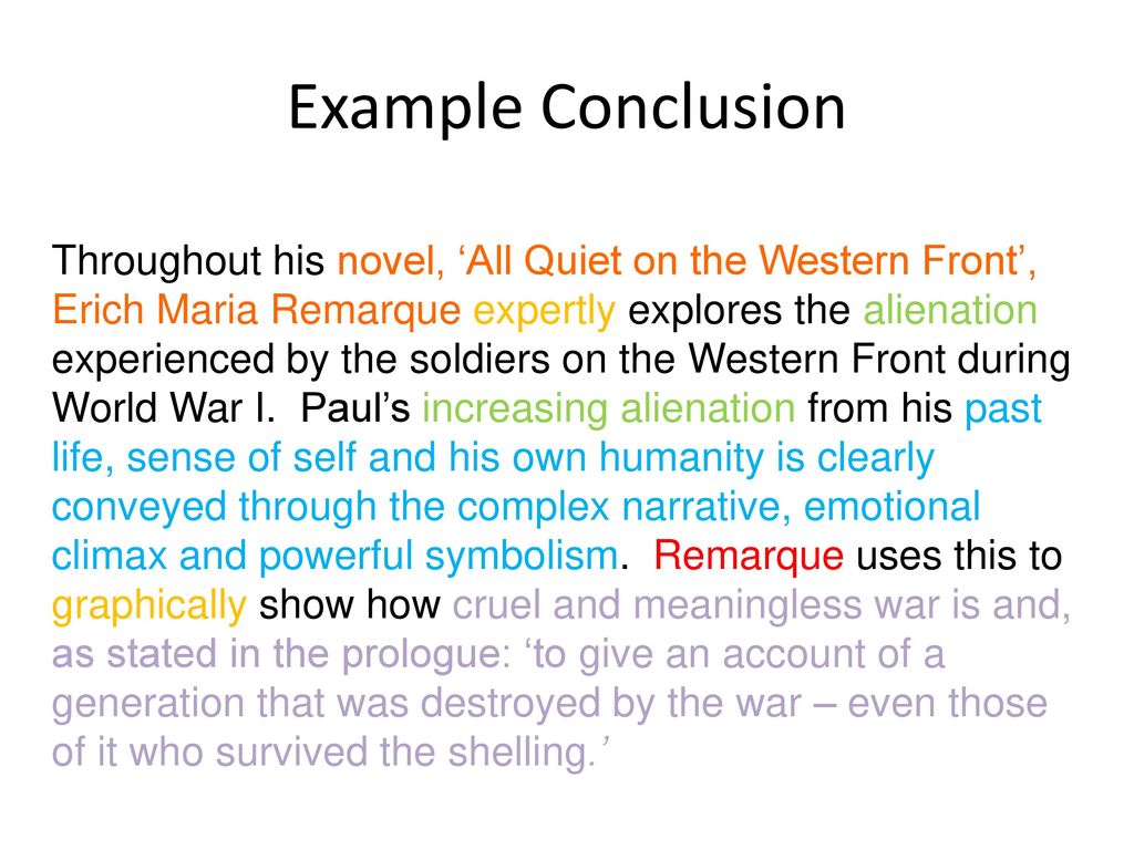 All Quiet On The Western Front Ppt Download Essay Topics Topic 