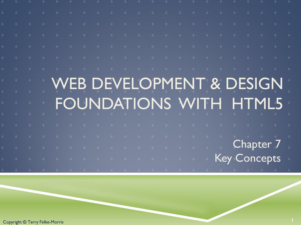 Web development design foundations with html5 ppt download