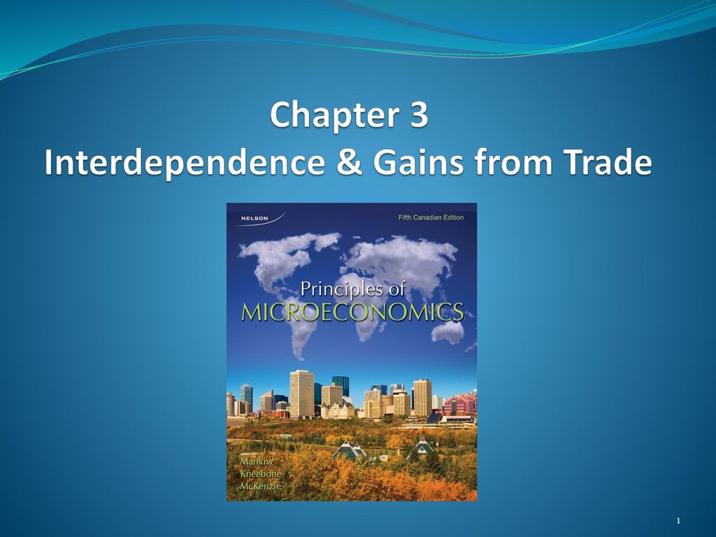 Chapter 3 Interdependence & Gains From Trade - Ppt Download