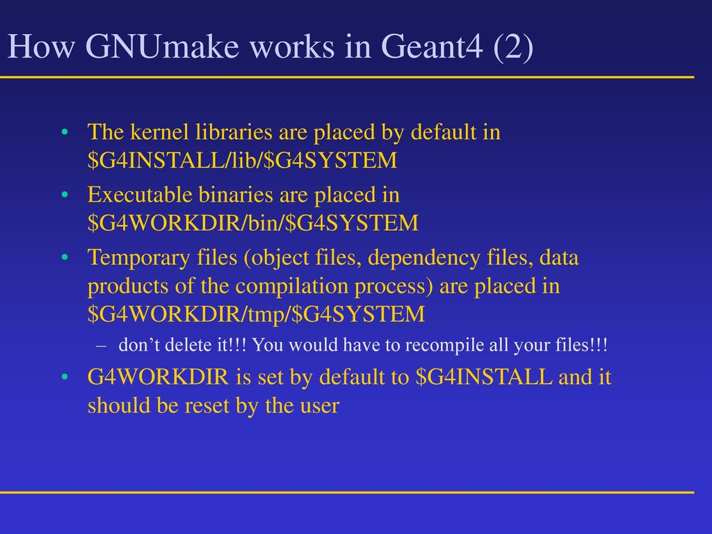 A Hands-on introduction to Geant4 - ppt download