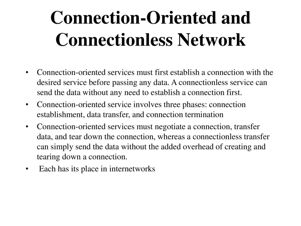 Internetwork An internetwork is a collection of individual networks ...