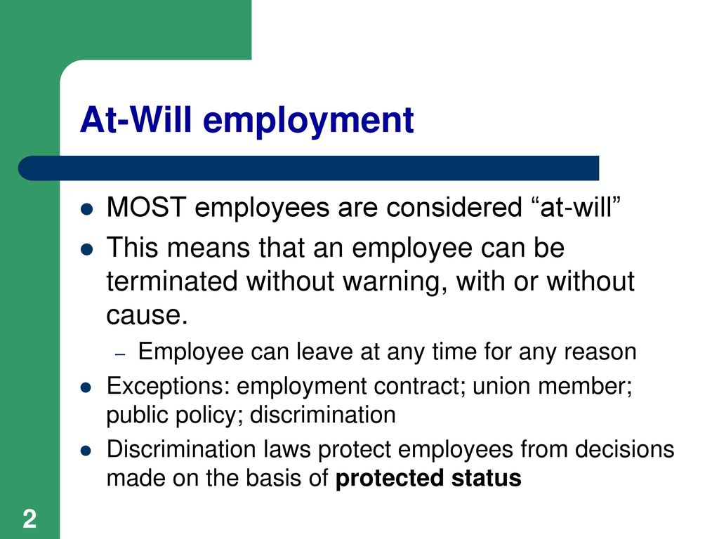 EMPLOYMENT LAW AND REASONABLE ACCOMMODATION - ppt download