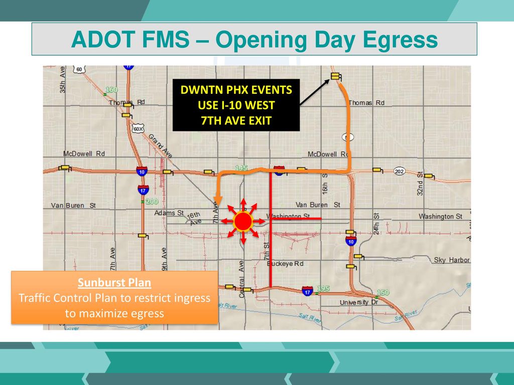 ADOT FMS – Opening Day Egress
