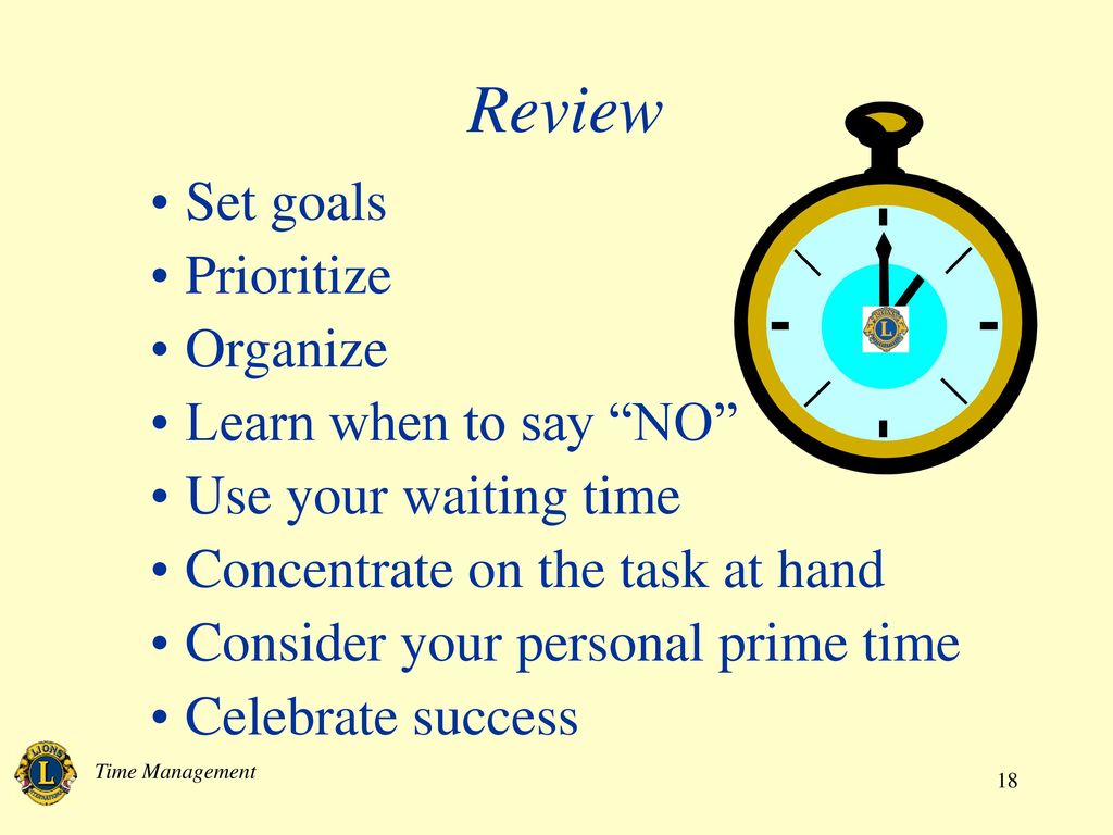 Time management презентация