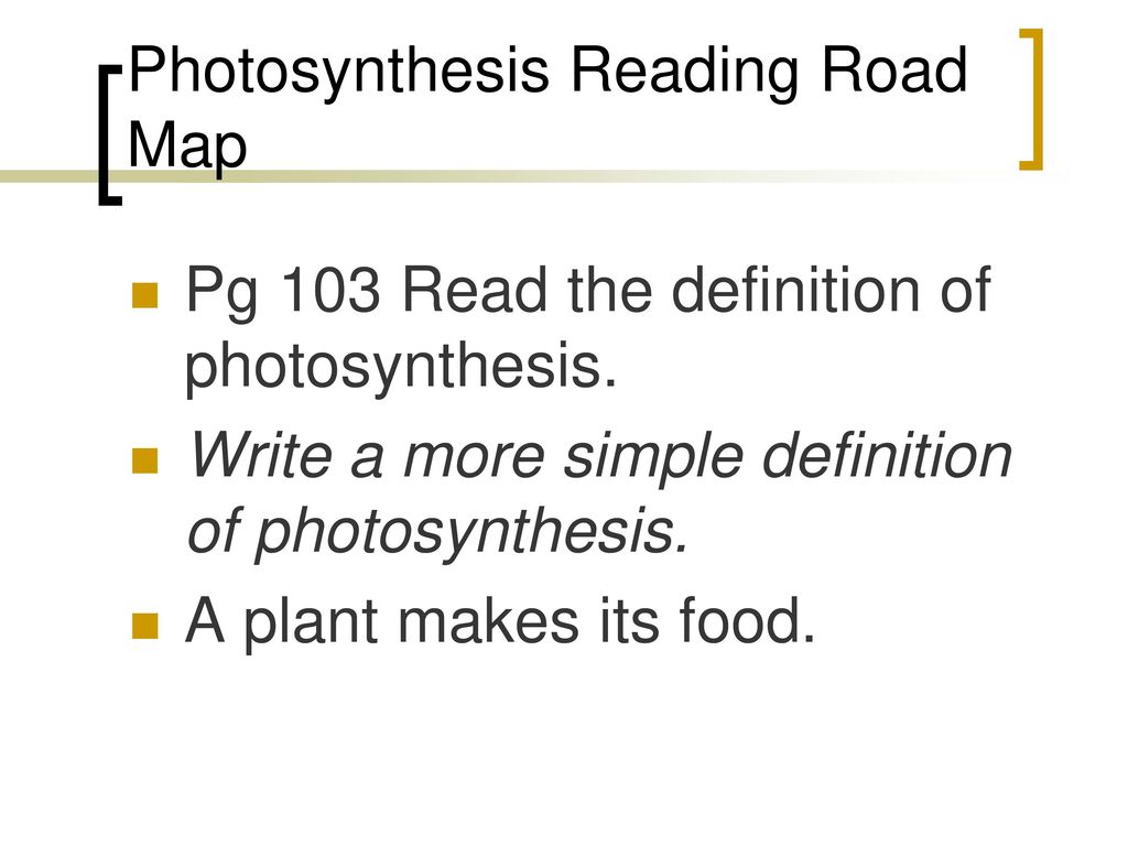 photosynthesis. - ppt download