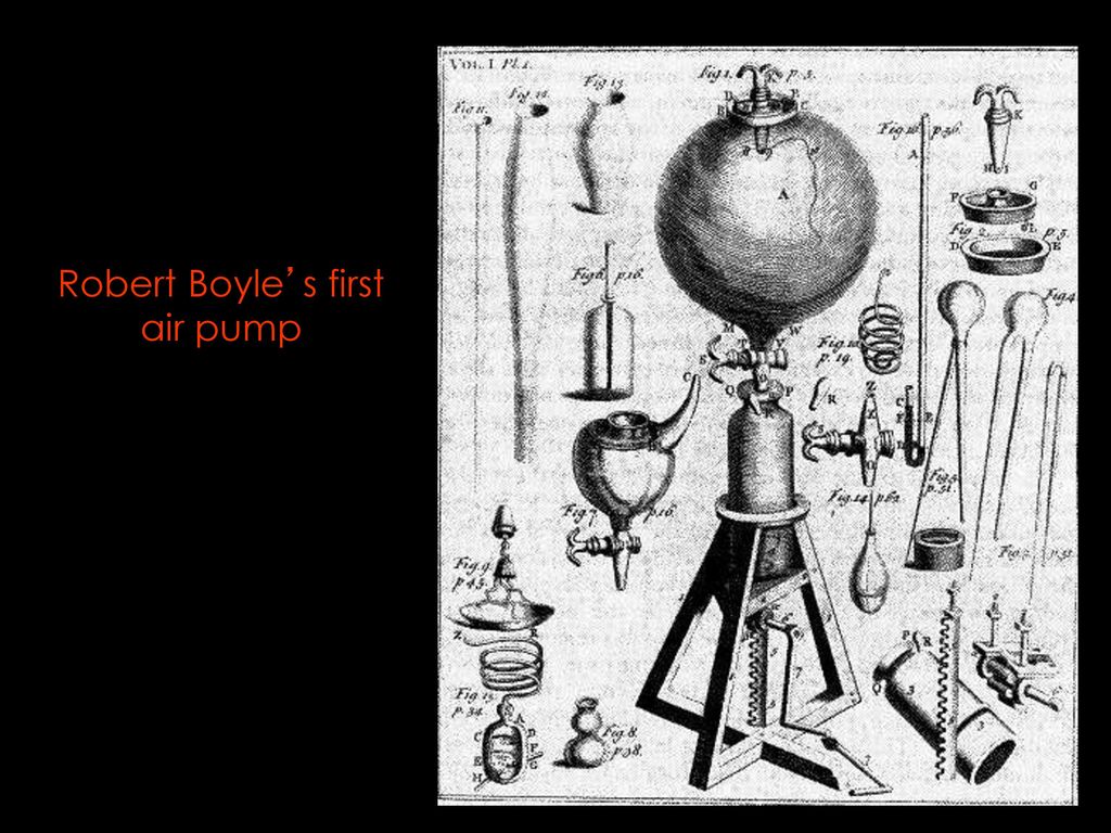 Robert Boyle’s first air pump
