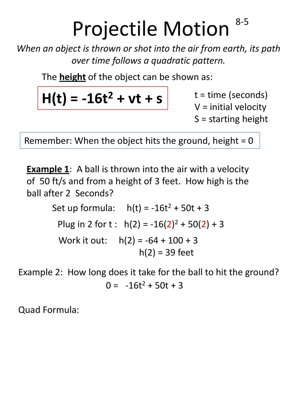 Unit 4 Solving Quadratic Equations Ppt Download