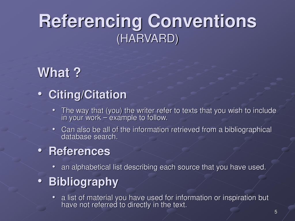 Referencing harvard ppt download
