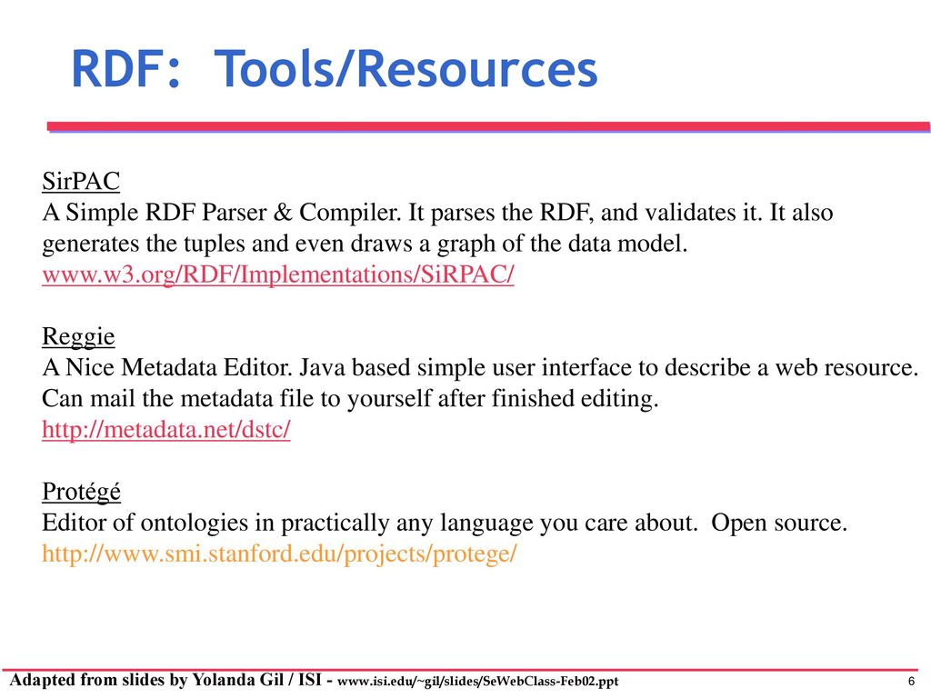 Rdf resource description framework ppt download