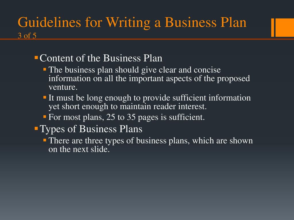 Chapter 5 Writing a Business Plan - ppt download