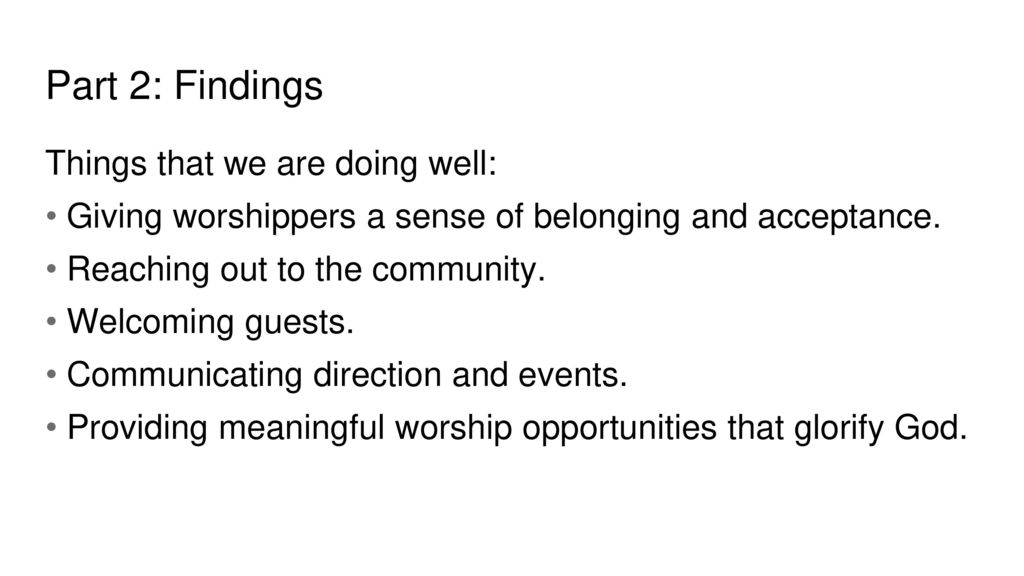 Mission Direction Survey Results Morning Star Baptist Church Ppt mission-direction-survey-results-morning-star-baptist-church-ppt