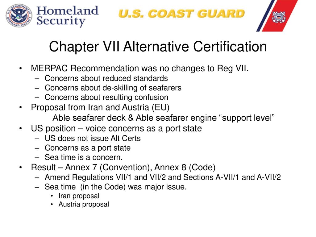 COMPREHENSIVE REVIEW OF THE STCW CONVENTION AND CODE - ppt download