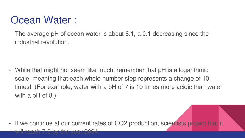 Ocean acidification quinn vo ppt download