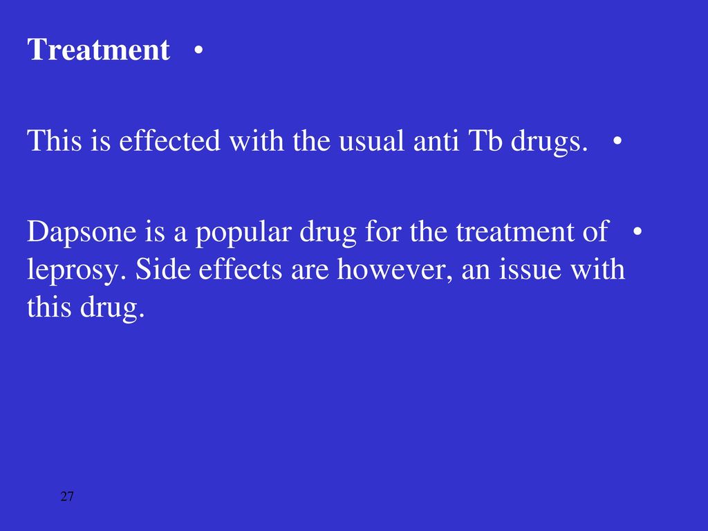 Treatment This is effected with the usual anti Tb drugs.