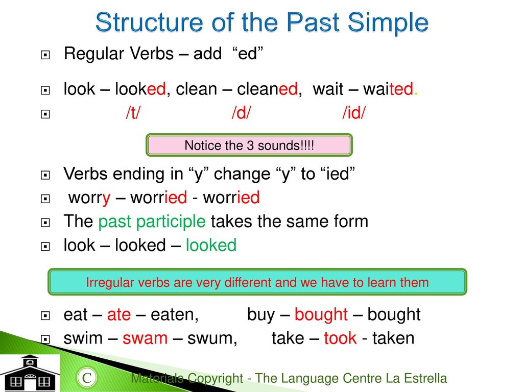 Review! Last week we were using the past tense. - ppt download