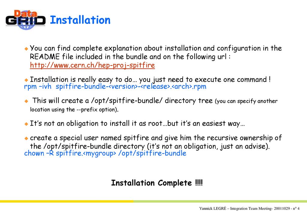 Installation configuration examples of use ppt download