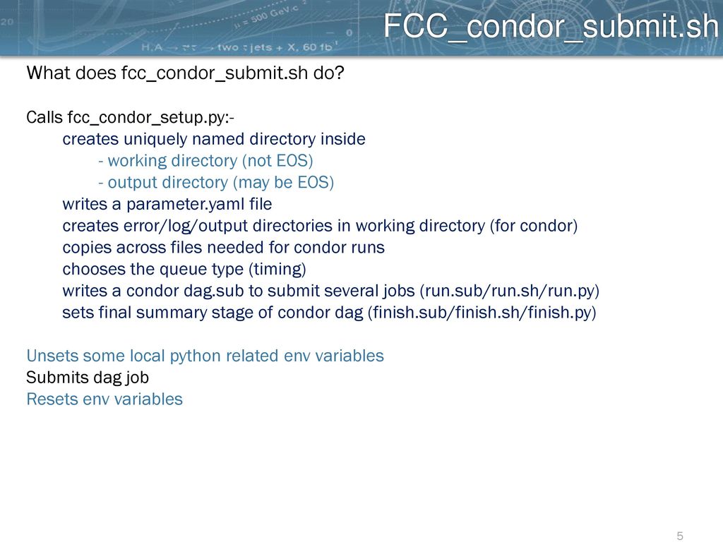 FCC HtCondor Submission: - ppt download