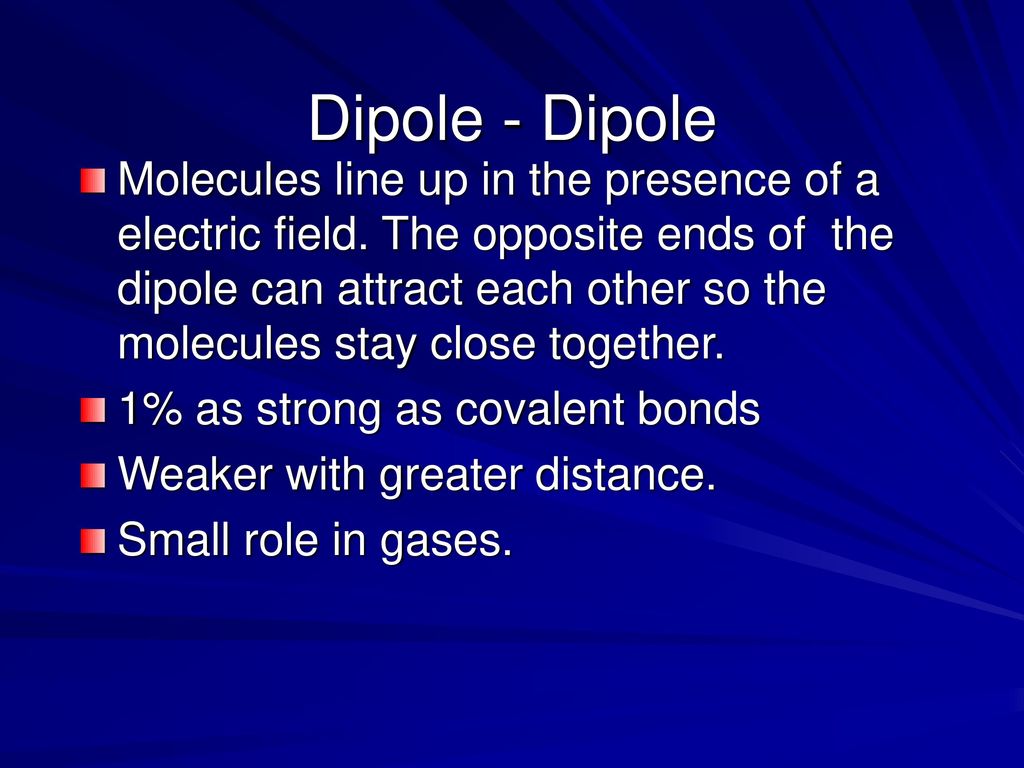 Dipole - Dipole