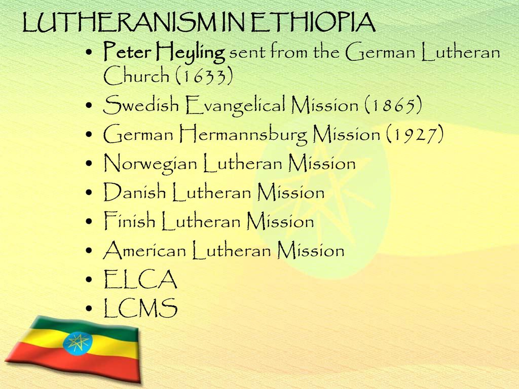 LUTHERANISM IN ETHIOPIA