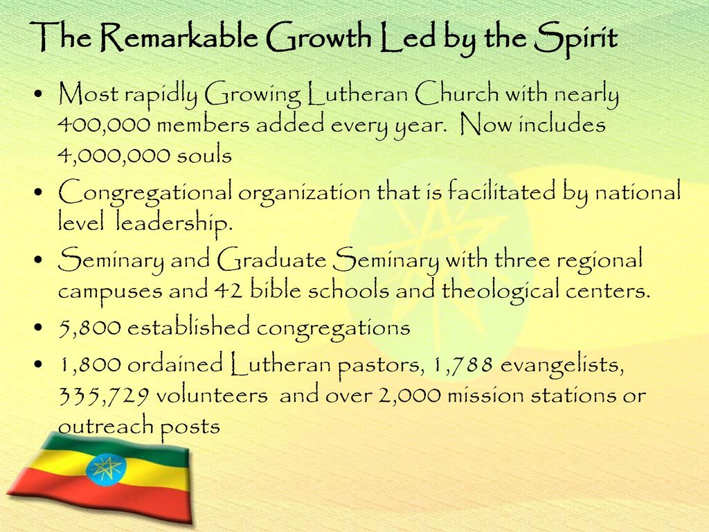 The Remarkable Growth Led by the Spirit