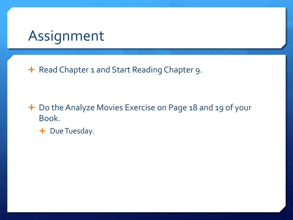 Comm 2366 intro to film ppt download