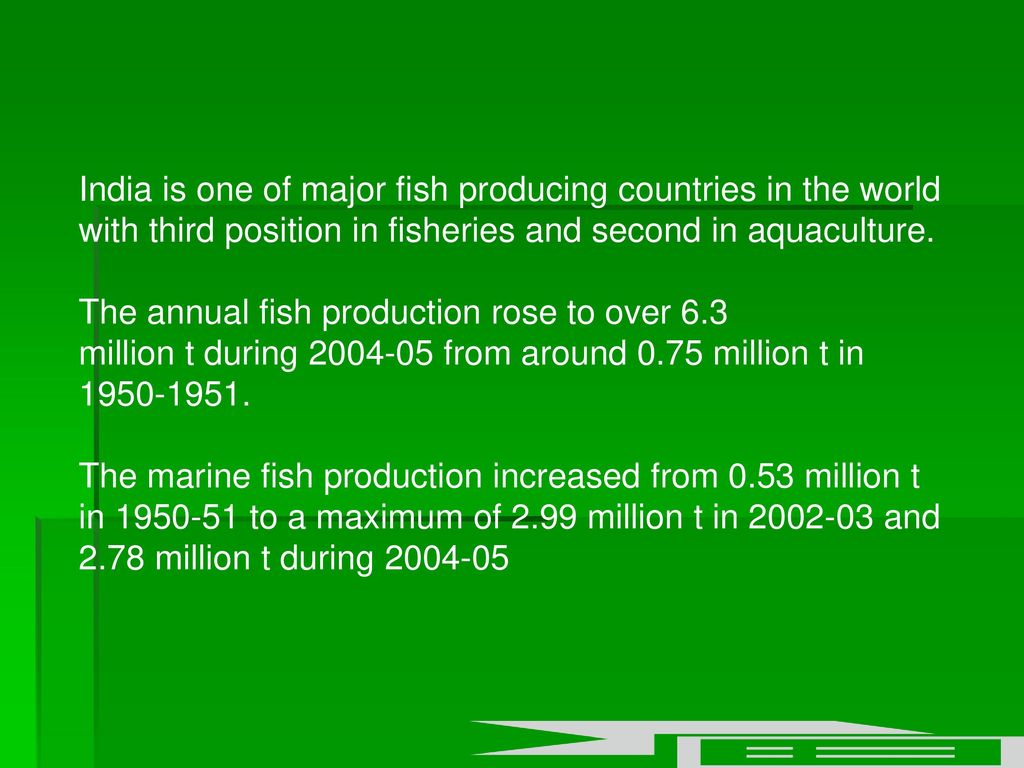 India Stands 3rd in the World in Terms of Fish Production_60.1