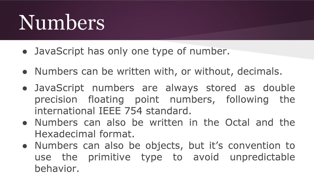 Scope, Objects, Strings, Numbers - ppt download