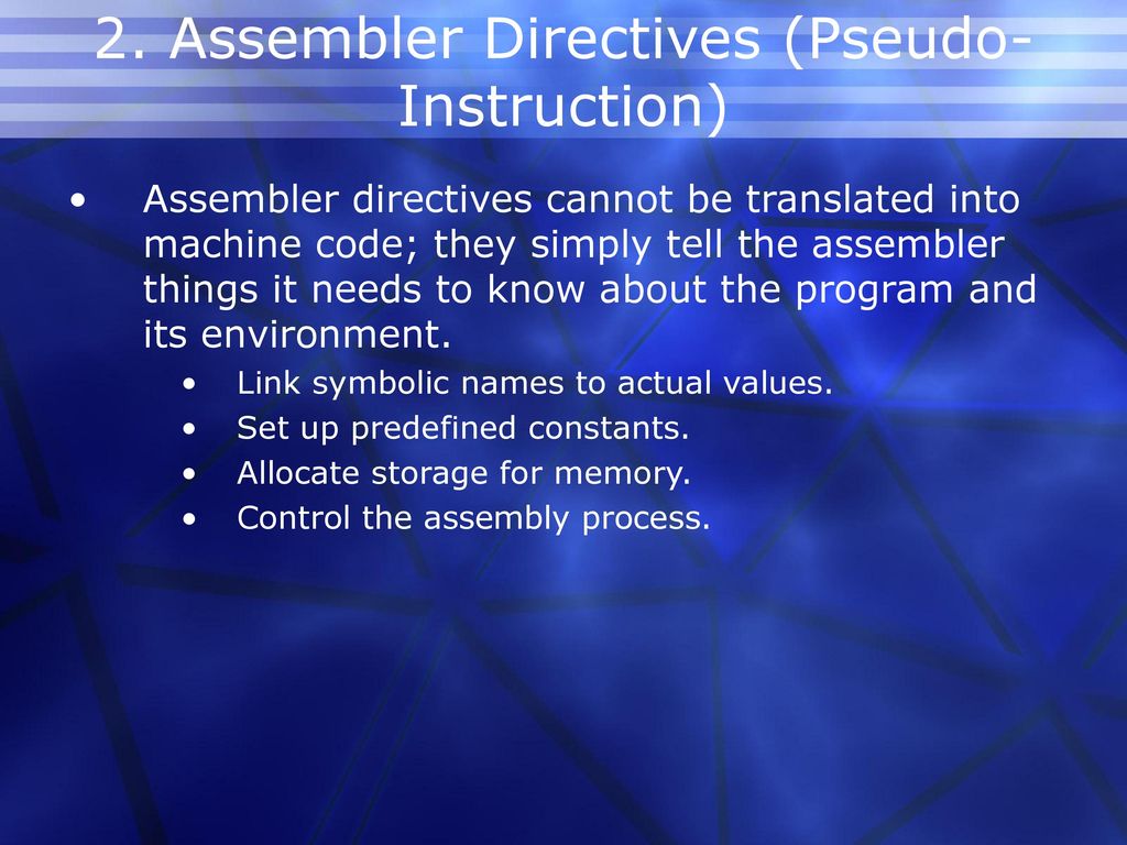 Chapter 3 Machine Language and Assembly Language. - ppt download