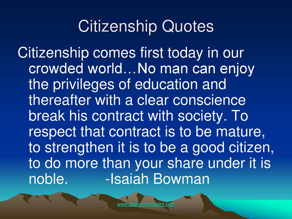good citizenship quotes