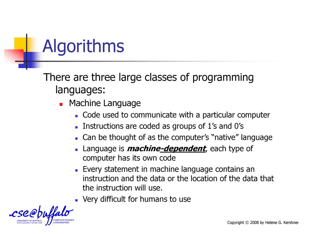 Using Algorithms Copyright © 2008 by Helene G. Kershner. - ppt download