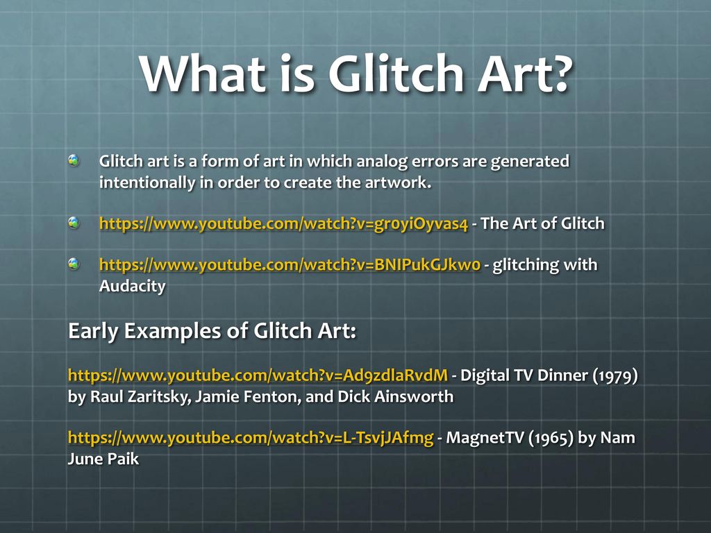 Glitch Art By Andrea Pagan. - ppt download