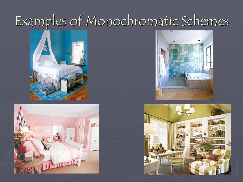 Examples of Monochromatic Schemes