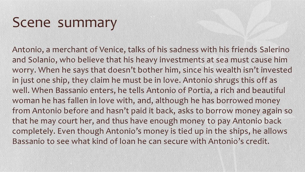 The Merchant of Venice analysis - ppt download