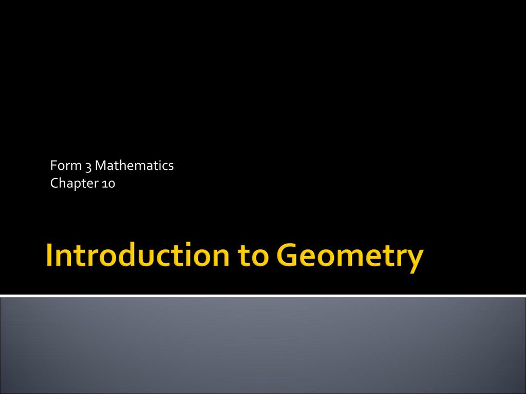 Introduction to geometry ppt download