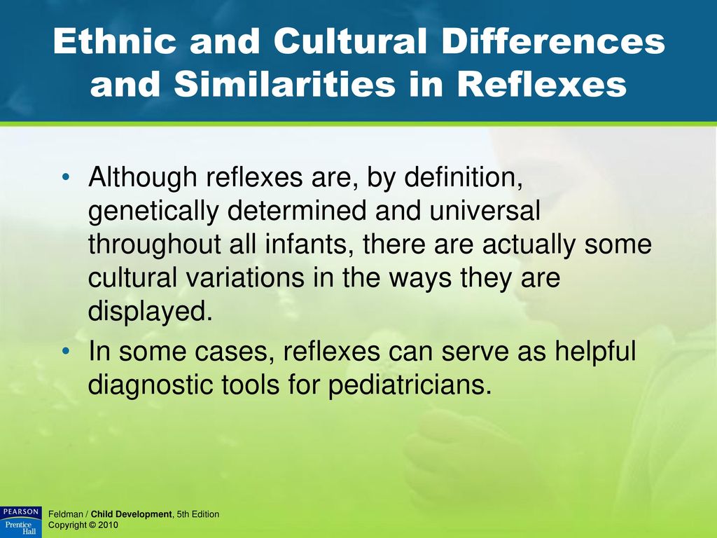 Ethnic and Cultural Differences and Similarities in Reflexes