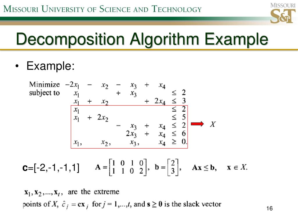 EMGT 6412/MATH 6665 Mathematical Programming Spring ppt download