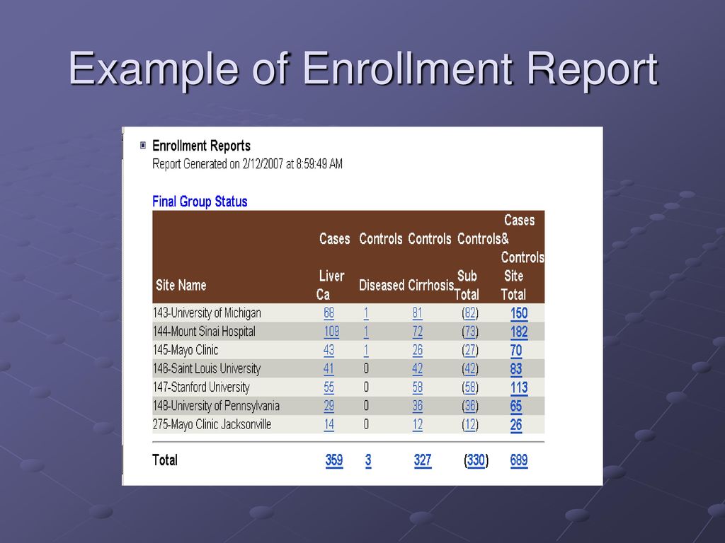 EDRN’s Validation Study Information Management System - ppt download